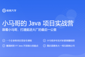 【极客时间】小马哥的 Java 项目实战营|网盘下载-办公模板库