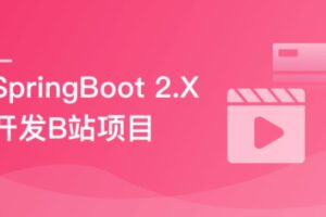 SpringBoot 2.x 实战仿B站高性能后端项目 | 完整 | 网盘下载-办公模板库