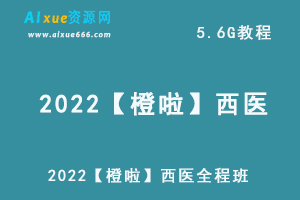 2022【橙啦】西医全程班5.6G课程百度网盘打包下载（西医/考研/试题）-办公模板库