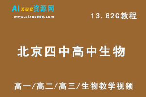 北京四中高中生物精品全套,13.82G 课程百度网盘打包下载,高一/高二/高三/生物教学视频-办公模板库