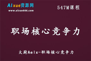 大厨Aelx-职场核心竞争力,百度网盘资源打包下载-办公模板库