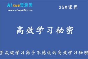 学习高手高效学习秘密和方法,百度网盘资源打包下载-办公模板库