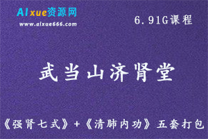 武当山济肾堂《强肾七式》+《清肺内功》健康养生教程五套打包,6.91G百度网盘资源打包下载-办公模板库