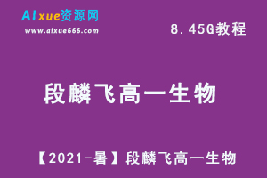 【2021-暑】段麟飞高一生物教学视频目标，8.45G百度网盘资源打包下载-办公模板库