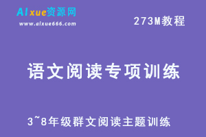 小学语文3~8年级群文阅读主题训练-办公模板库