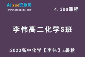 2023高中化学【李伟】s暑秋联报视频教程+讲义（暑假班）-办公模板库