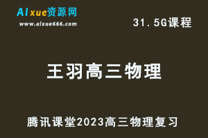 高中物理网课教程2023王羽高三物理视频教程-办公模板库