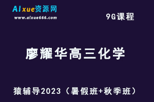 高中化学网课猿辅导2023廖耀华高三化学视频教程（暑假班+秋季班）-办公模板库