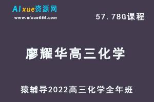 高中化学网课教程猿辅导2022廖耀华高三化学学a+班高考复习视频教程+讲义全年班（暑假班+秋季班+寒假班+春季班）-办公模板库