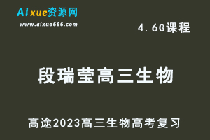 高中生物网课教程髙途2023段瑞莹高三生物箐英班高考二三论复习视频教程寒假班-办公模板库