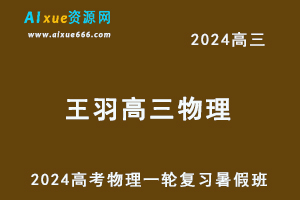 2024王羽高三物理课程24年高考物理一轮复习网课教程-办公模板库