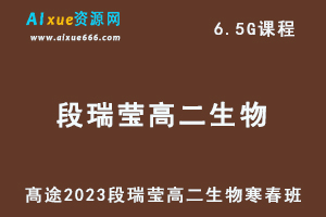 髙途2023段瑞莹高二生物课程寒假班+春季班-办公模板库