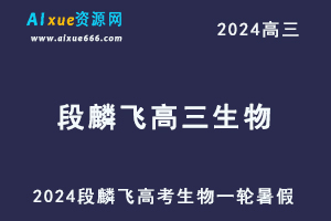 2024段麟飞高三生物课程24年高考生物一轮复习网课视频教程-办公模板库