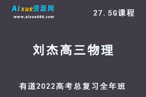 有道2022刘杰高三物理全年班课程高考物理复习视频教程+讲义+点睛班-办公模板库