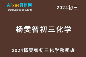 杨雯智2024届初三化学暑假班秋上.S班培训班-办公模板库