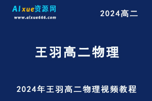 2024年王羽高二物理视频教程-办公模板库