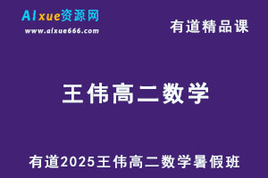 有道2025王伟高二数学上学期暑假班网课教程-办公模板库