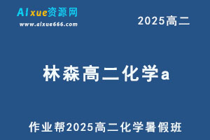 作业帮2025林森高二化学a暑假班网课教程-办公模板库