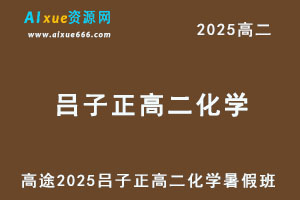 2025吕子正高二化学暑假班网课教程-办公模板库