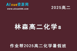 作业帮2025林森高二化学s暑假班视频教程+课堂笔记-办公模板库