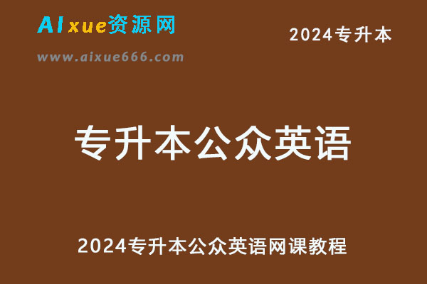 2024专升本公众英语网课教程-办公模板库