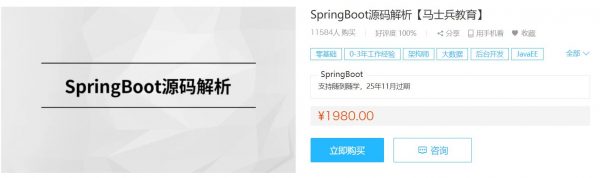 Java进阶课程：马士兵SpringBoot源码解析，看懂底层逻辑-办公模板库