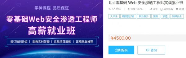 Kali安全渗透高级工程师，Web安全实战就业班培训教程-办公模板库