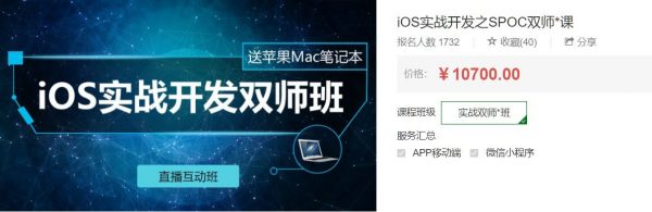 iOS实战开发之SPOC双师课，iOS全栈工程师提升教程(100G)-办公模板库