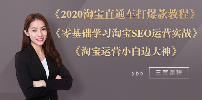 2020淘宝直通车打爆款+零基础学习淘宝SEO+淘宝运营小白变大神-办公模板库