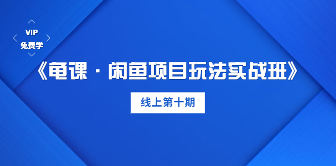 2020闲鱼项目玩法实战班 龟课线上第十期-办公模板库