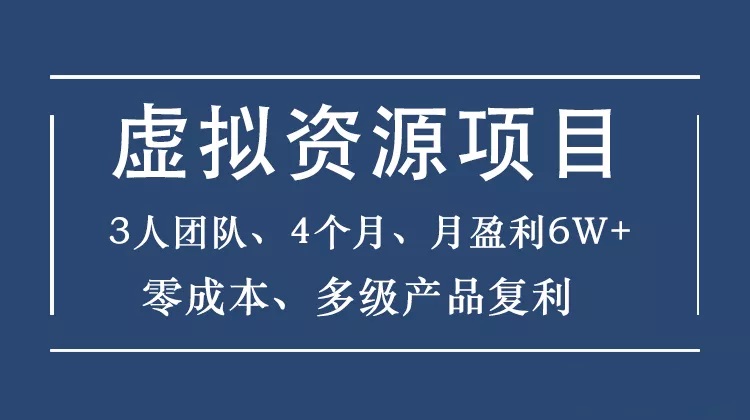 暴疯团队：虚拟资源项目-新手、高客单价、多产品复利-办公模板库