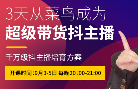 抖品牌·3天从菜鸟成为超级带货抖主播，价值980元-办公模板库