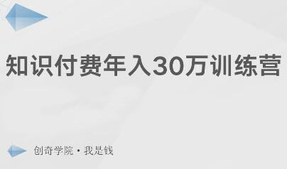 创奇学院·知识付费年入30万训练营-办公模板库