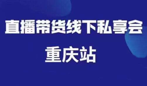 尹晨·直播带货线下私享会重庆站，价值999元-办公模板库