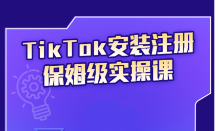 TikTok安装注册保姆级实操课-办公模板库