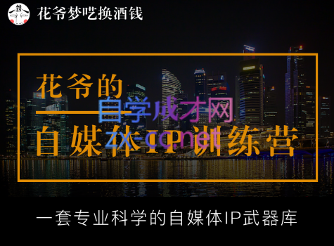 花爷的自媒体IP训练营(第12-13期)，价值2399元-办公模板库