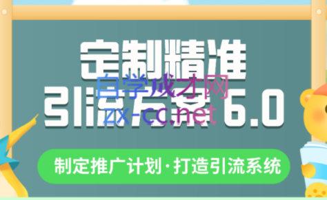 制定精准引流方案专栏6.0，价值1380元-办公模板库