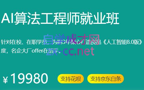 百战程序员·AI算法工程师就业班，价值19980元-办公模板库