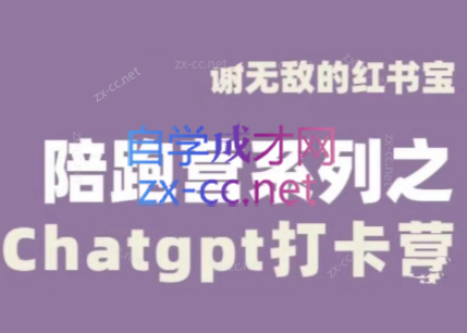 谢无敌·ChatGPT打卡营，教你更好地使用ChatGPT来提高工作效率-办公模板库