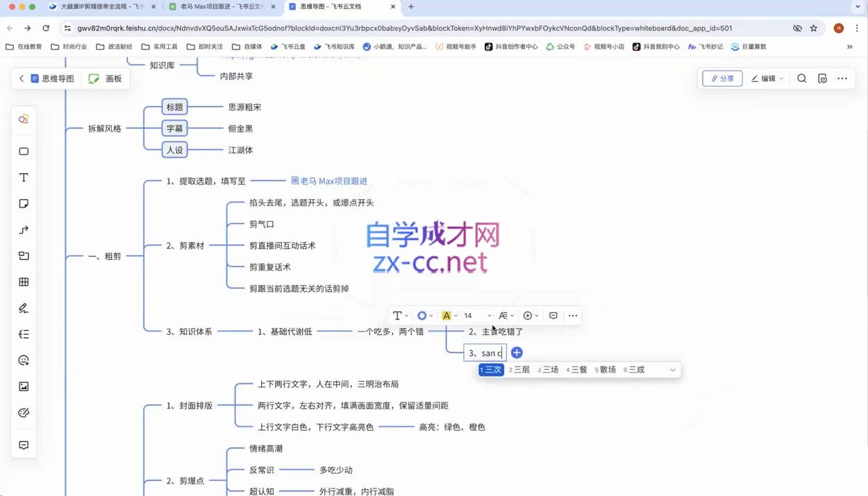 嘉琦·商业爆款剪辑全能班-办公模板库