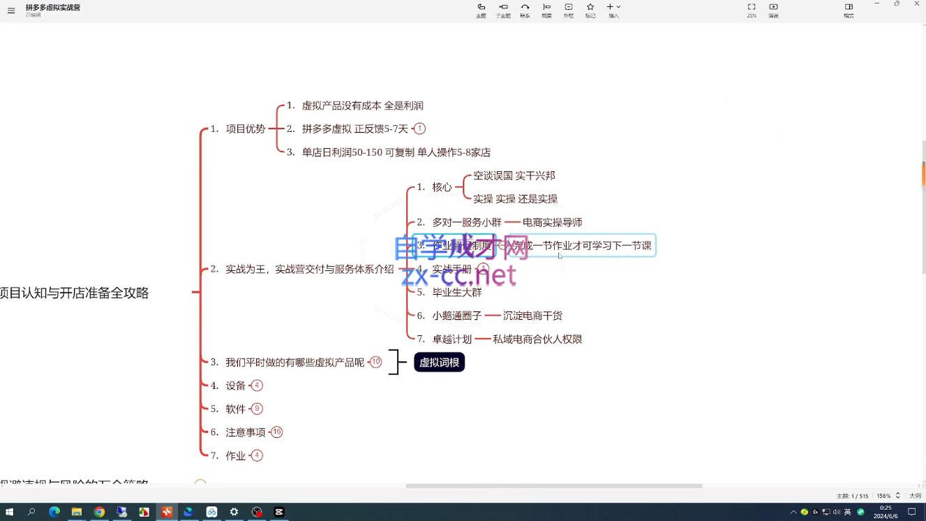 新侠笔记·拼多多虚拟电商项目（8节课）-办公模板库